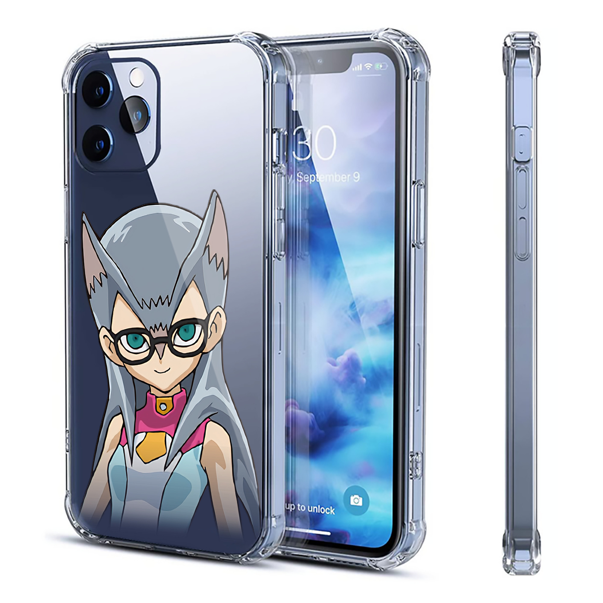 （画像用） 遊☆戯☆王 Yu-Gi-Oh! 【iPhone 12シリーズ対応】透明スマホケース（クリアソフトケース）